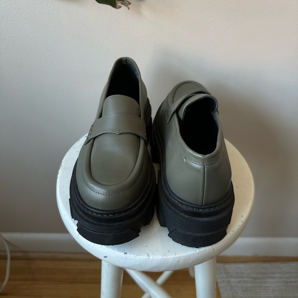 Women’s Alohas Olive Green Loafers - Picture 3 of 4